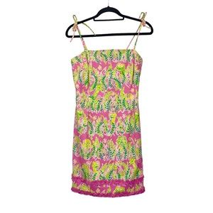 Lilly Pulitzer Millionaire Row Sundress Size 8 Barbicore Preppy Jungle Animals